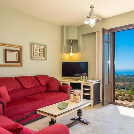 Saint George Castle Villa With Sea View Livathos  Dış mekan fotoğraf