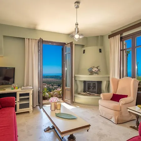 Saint George Castle Villa With Sea View Livathos  Dış mekan fotoğraf