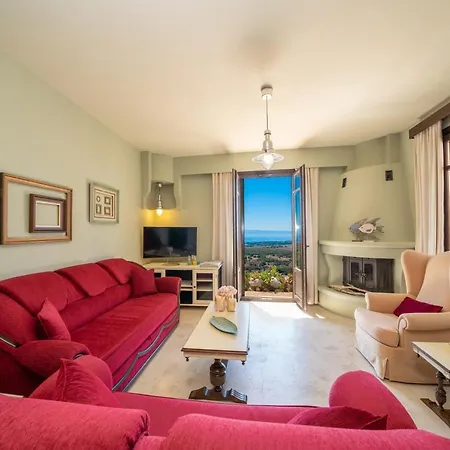 Saint George Castle Villa With Sea View Livathos  Dış mekan fotoğraf
